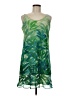 CAbi 100% Polyester Tropical Green Cocktail Dress Size M - photo 1