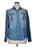 Sandy & Sid Blue Long Sleeve Button-Down Shirt Size XL - photo 1