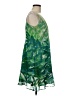 CAbi 100% Polyester Tropical Green Cocktail Dress Size M - photo 4