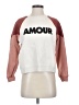 Sézane 100% Cotton Color Block Ivory Sweatshirt Size S - photo 1