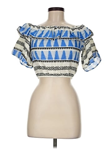 Elan Short Sleeve Blouse (view 1)