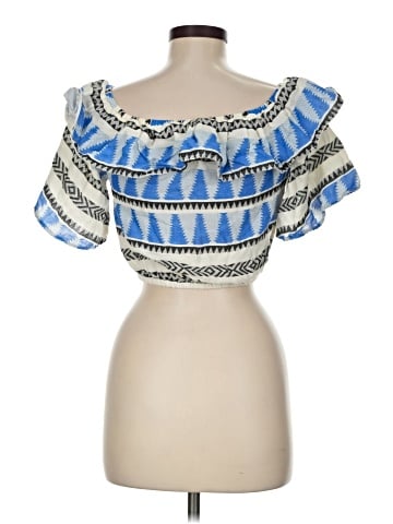 Elan Short Sleeve Blouse (view 2)