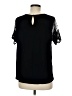 Papermoon 100% Polyester Black Short Sleeve Top Size M - photo 2