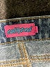 Edikted 100% Cotton Hearts Blue Denim Shorts Size L - photo 3