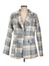 Shein 100% Polyester Plaid Blue Blazer Size L - photo 1