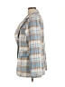 Shein 100% Polyester Plaid Blue Blazer Size L - photo 5