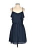 BCBGeneration 100% Polyester Solid Blue Casual Dress Size S - photo 1
