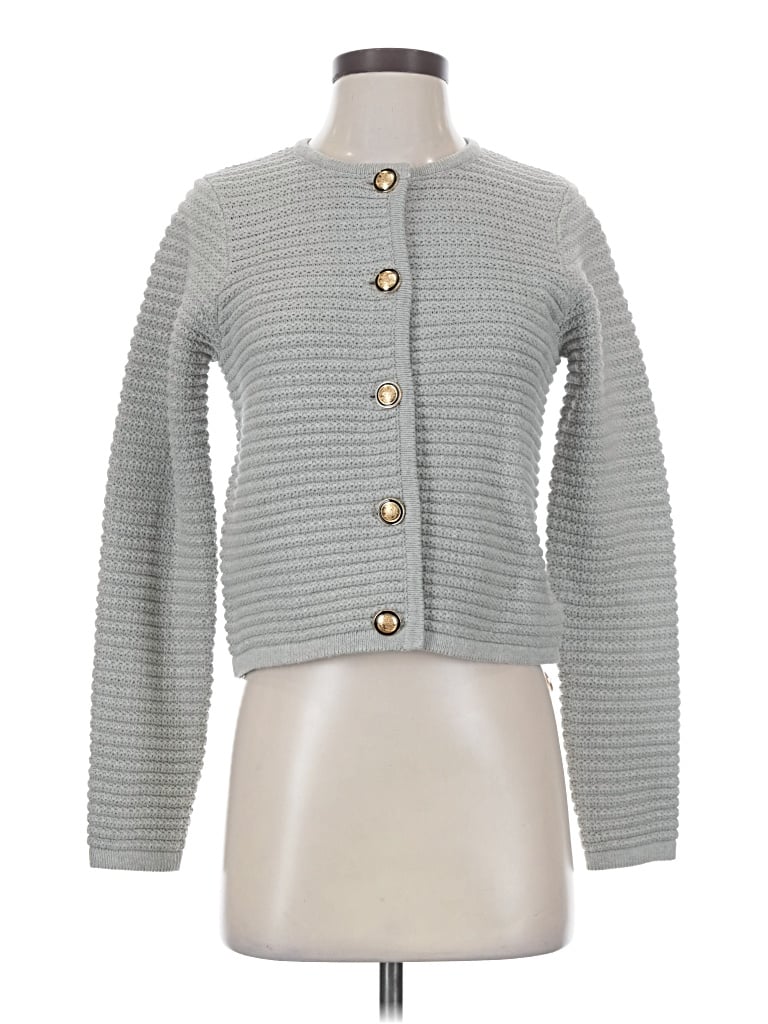 Pre-owned Lulus Cardigan Sweater In Gray