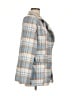 Shein 100% Polyester Plaid Blue Blazer Size L - photo 4