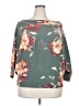 Vine & Love Floral Green Pullover Sweater Size 3X (estimated) - photo 1