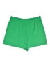 Topshop Solid Green Shorts Size 14 - photo 1