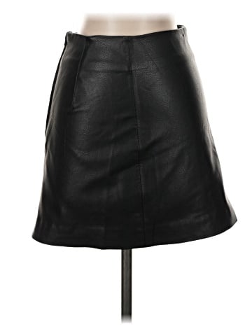 H&M Faux Leather Skirt (view 1)