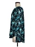 Ann Taylor LOFT 100% Polyester Teal Long Sleeve Blouse Size M - photo 5