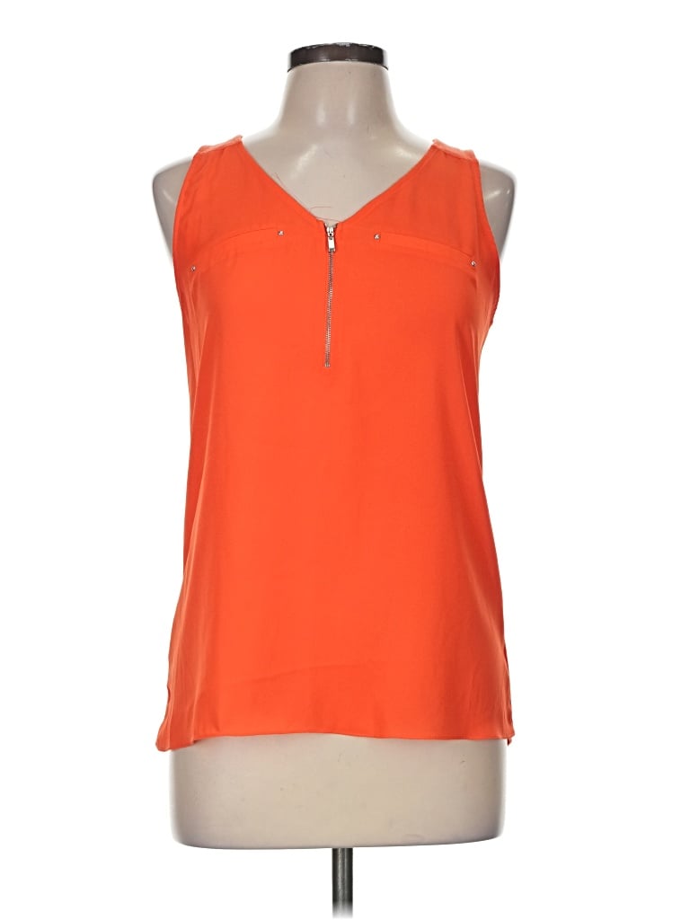 Pre-owned Fortune + Ivy Sleeveless T-shirt In Orange