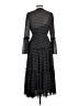 MICHAEL Michael Kors 100% Polyester Polka Dots Black Casual Dress Size L - photo 2