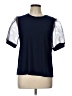 CeCe Blue Short Sleeve Top Size L - photo 1