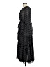 MICHAEL Michael Kors 100% Polyester Polka Dots Black Casual Dress Size L - photo 5