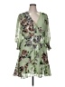 Taylor 100% Polyester Floral Green Cocktail Dress Size 16 - photo 1