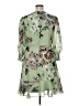 Taylor 100% Polyester Floral Green Cocktail Dress Size 16 - photo 2