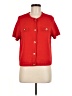 Saks Fifth Avenue 100% Polyester Red Cardigan Size M - photo 1