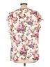 Shein Ivory Short Sleeve Blouse Size 2X - photo 2