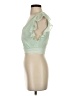 Lovers + Friends 100% Polyester Green Sleeveless Blouse Size XS - photo 5