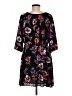 Forever 21 100% Polyester Print Black Casual Dress Size M - photo 2