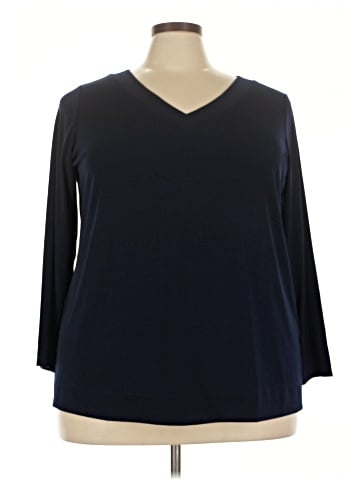 Susan Graver 3/4 Sleeve Top (view 1)