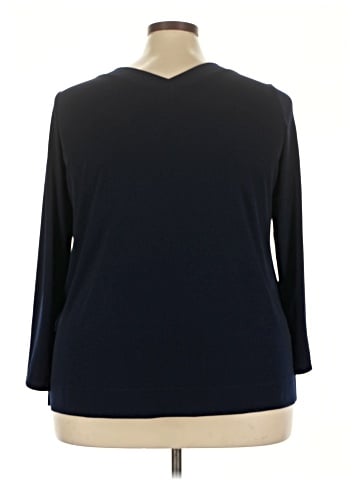 Susan Graver 3/4 Sleeve Top (view 2)