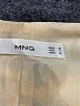 MNG 100% Cotton Ivory 3/4 Sleeve Blouse Size 6 - photo 4