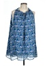 Max Studio 100% Polyester Blue Tank Top Size L (estimated) - photo 1