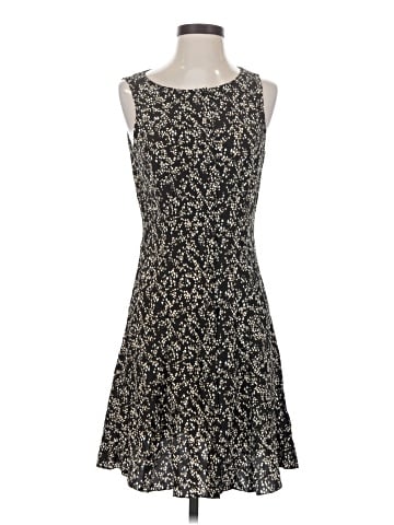 Madewell Button-Front Boatneck Mini Dress in Floral (view 1)