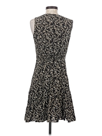 Madewell Button-Front Boatneck Mini Dress in Floral (view 2)