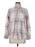 Da-sh Plaid Gray Long Sleeve Button-Down Shirt Size M - photo 1