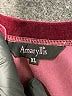 Amaryllis 100% Polyester Burgundy Short Sleeve Blouse Size XL - photo 7