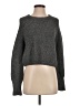 American Apparel 100% Cotton Metallic Gray Pullover Sweater Size XS - photo 1
