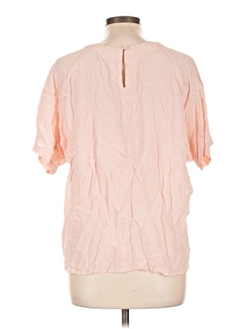 Anna and Frank Short Sleeve Silk Top (view 2)