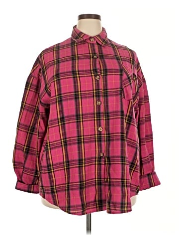 Fantaslook Long Sleeve Button-Down Shirt (view 1)