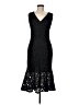 En Focus Studio 100% Polyester Black Cocktail Dress Size 6 - photo 1