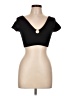 Aerie Black Short Sleeve Top Size L - photo 1