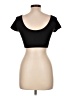 Aerie Black Short Sleeve Top Size L - photo 2