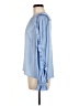 Ann Taylor LOFT 100% Polyester Blue Long Sleeve Blouse Size M - photo 5