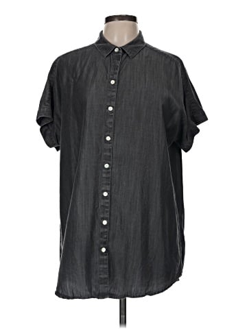 Soft Surroundings Short Sleeve Button-Down Shirt (view 1)