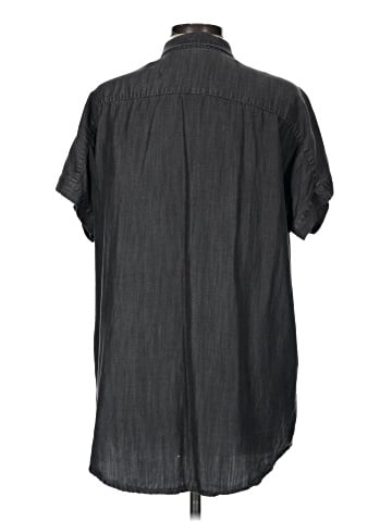 Soft Surroundings Short Sleeve Button-Down Shirt (view 2)