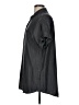 Soft Surroundings Black Short Sleeve Button-Down Shirt Size M - photo 5
