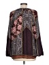 Daniel Rainn 100% Polyester Burgundy Long Sleeve Blouse Size L - photo 2