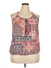 Xhilaration 100% Polyester Pink Sleeveless Blouse Size XXL - photo 1