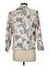 Robert Kitchen Print Gray Blazer Size 8 - photo 2