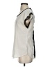 Express 100% Polyester Ivory Short Sleeve Blouse Size S - photo 5