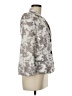 Robert Kitchen Print Gray Blazer Size 8 - photo 4